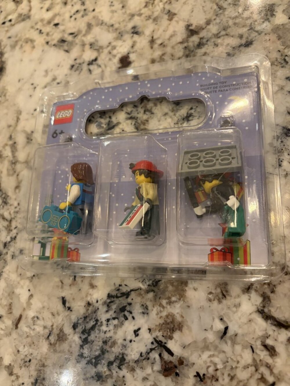 LEGO Minifigures 3-Pack Sealed Blister Pack Christmas Holiday Figures